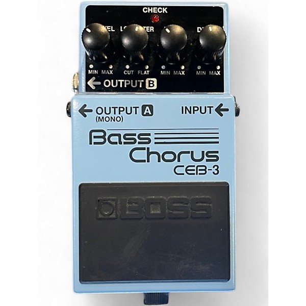 Used BOSS CEB3 Bass Chorus Bass Effect Pedal
