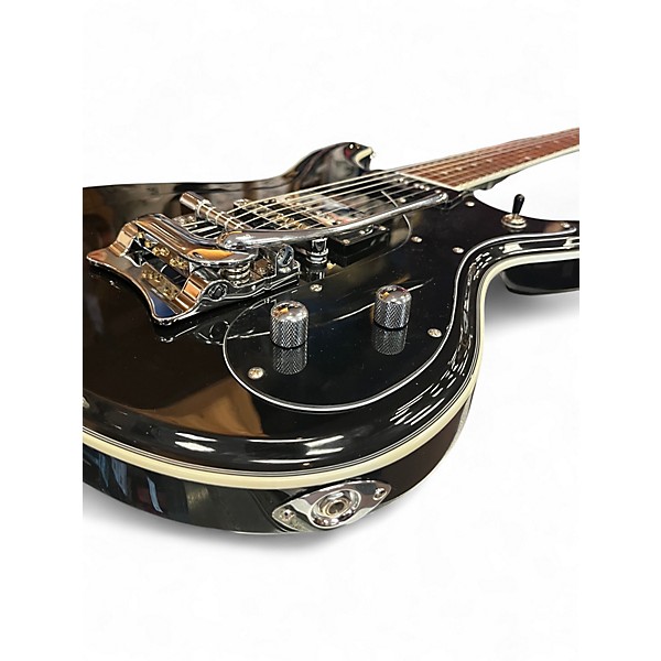 Used Eastwood sidejack dlx hb1-p Black Solid Body Electric Guitar