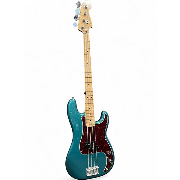 Used Fender Player Precision Bass Ocean Turquoise Electric Bass Guitar