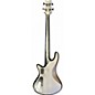 Used Schecter Guitar Research Stiletto Studio 4 Satin See-Thru Black Electric Bass Guitar