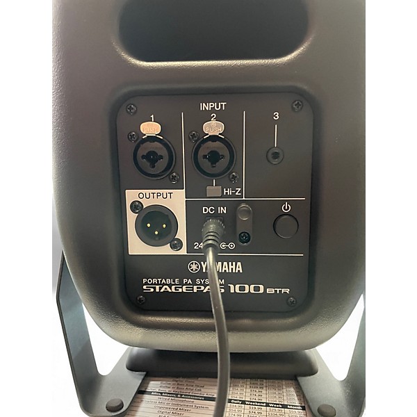 Used Yamaha Stagepas 100BTR Powered Speaker