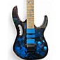 Used Ibanez JEM77P STEVE VAI Blue Floral Solid Body Electric Guitar