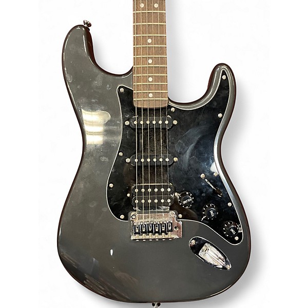 Used Squier Affinity Stratocaster  Charcoal Frost Metallic Solid Body Electric Guitar