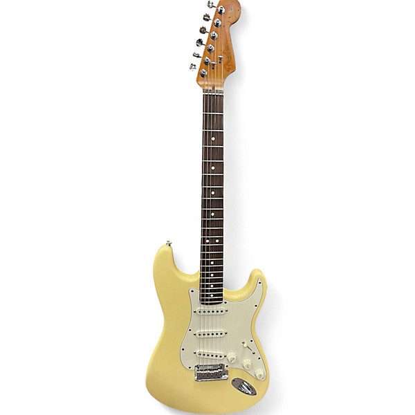 Used 2006 Fender American Standard Stratocaster Vintage White Solid Body Electric Guitar
