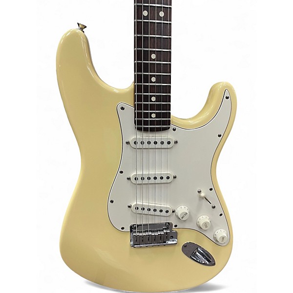 Used 2006 Fender American Standard Stratocaster Vintage White Solid Body Electric Guitar