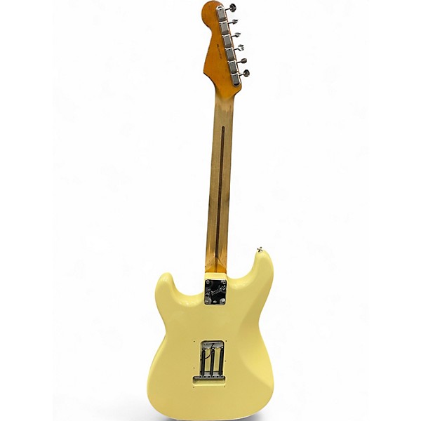 Used 2006 Fender American Standard Stratocaster Vintage White Solid Body Electric Guitar