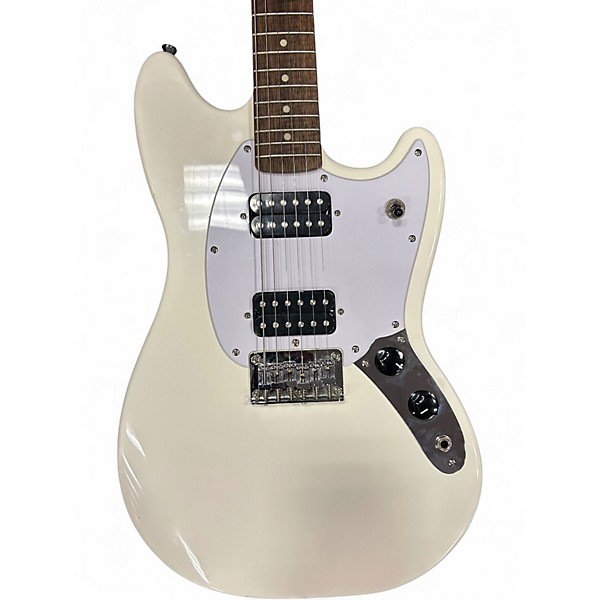 Used Squier Bullet Mustang HH Alpine White Solid Body Electric Guitar