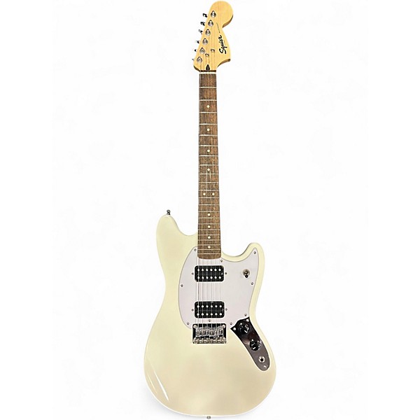 Used Squier Bullet Mustang HH Alpine White Solid Body Electric Guitar