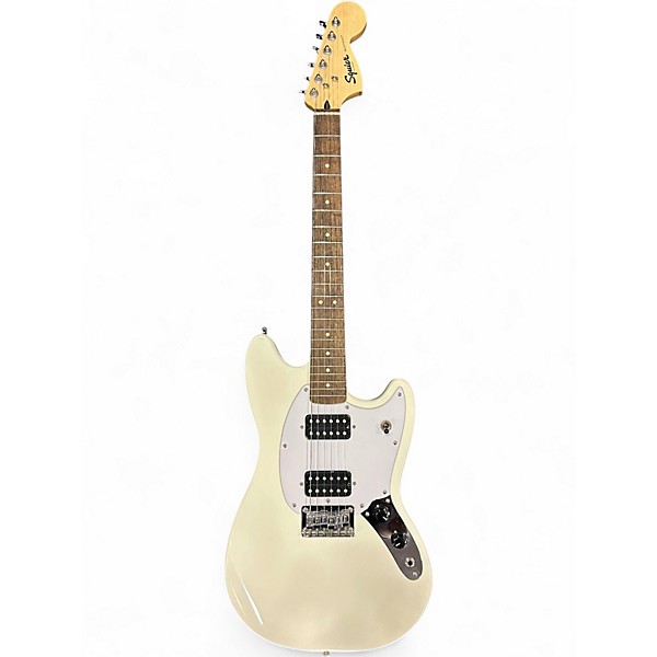 Used Squier Bullet Mustang HH Alpine White Solid Body Electric Guitar