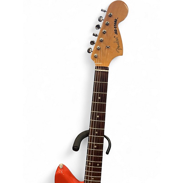 Used Fender Jagstang Fiesta Red Solid Body Electric Guitar