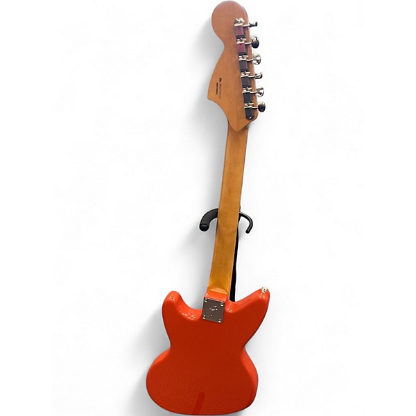 Used Fender Jagstang Fiesta Red Solid Body Electric Guitar
