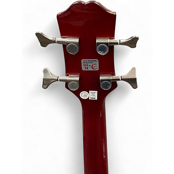 Used Epiphone Newport Red Electric Bass Guitar