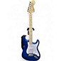 Used Squier Stratocaster HSS Blue Solid Body Electric Guitar thumbnail