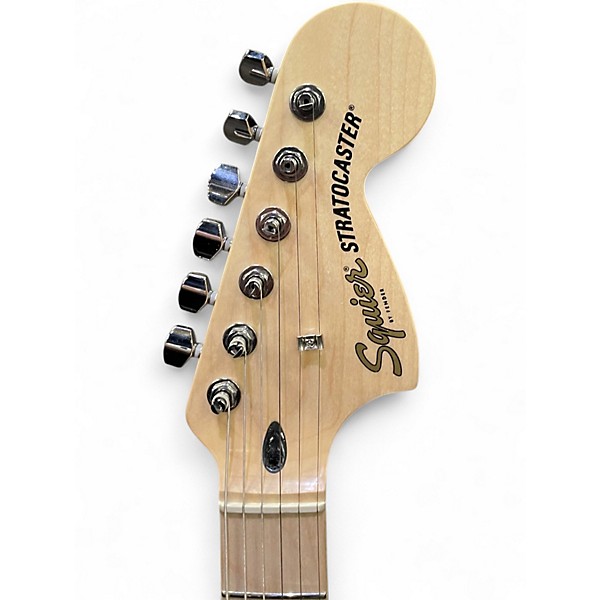 Used Squier Stratocaster HSS Blue Solid Body Electric Guitar