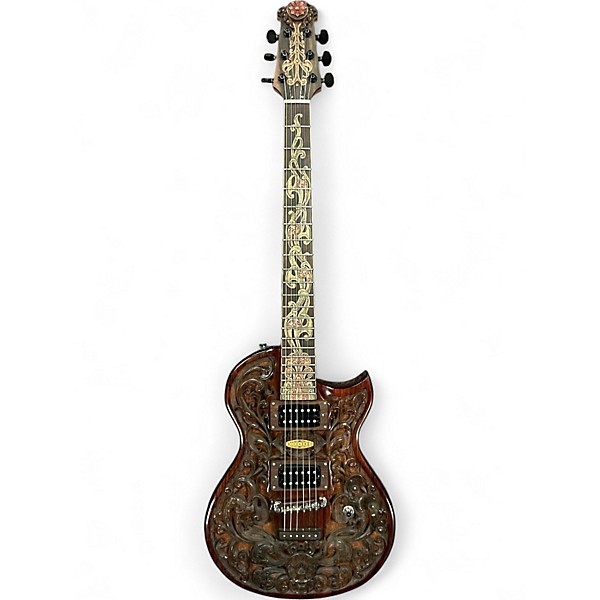 Used Blueberry Custom Single Cut Mahogany Solid Body Electric Guitar