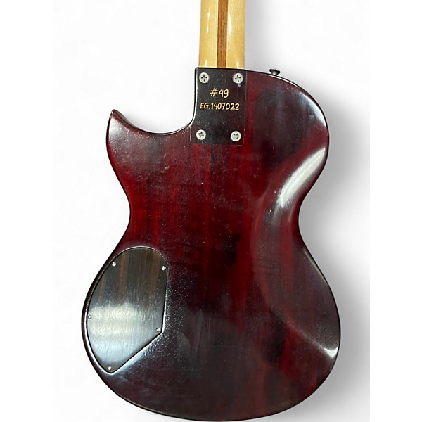 Used Blueberry Custom Single Cut Mahogany Solid Body Electric Guitar