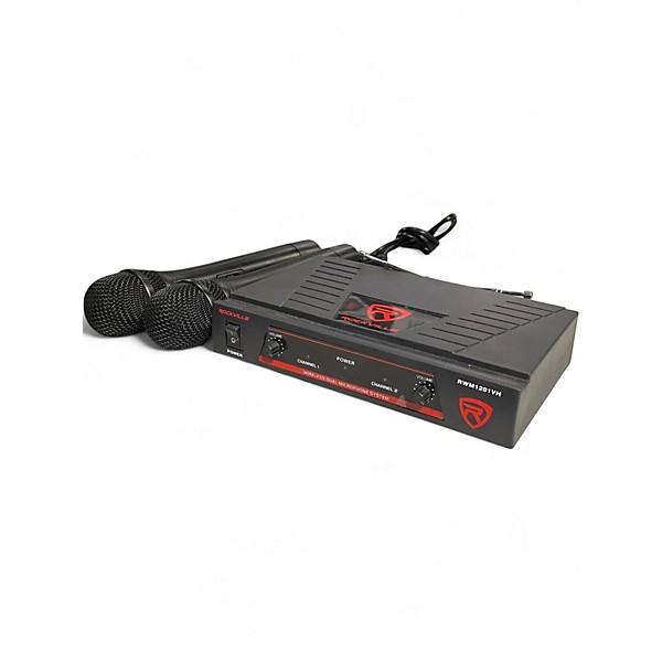 Used Rockville RWM1201VH DUAL WIRELESS Handheld Wireless System
