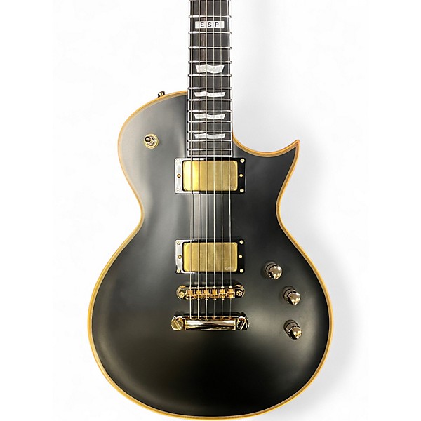 Used ESP E-II Eclipse Satin Black Solid Body Electric Guitar