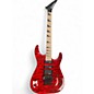 Used Jackson JS34Q Dinky transparent red Solid Body Electric Guitar thumbnail