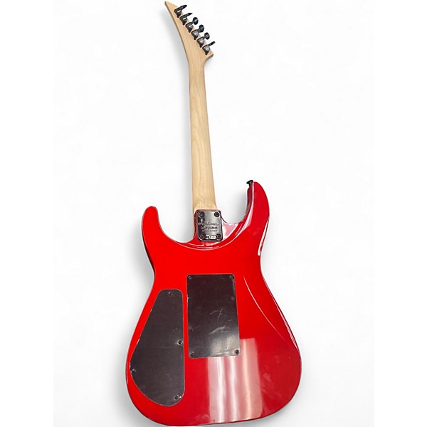 Used Jackson JS34Q Dinky transparent red Solid Body Electric Guitar