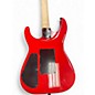 Used Jackson JS34Q Dinky transparent red Solid Body Electric Guitar
