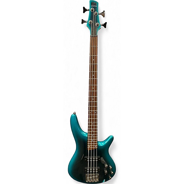 Used Ibanez SR300E GREEN Electric Bass Guitar
