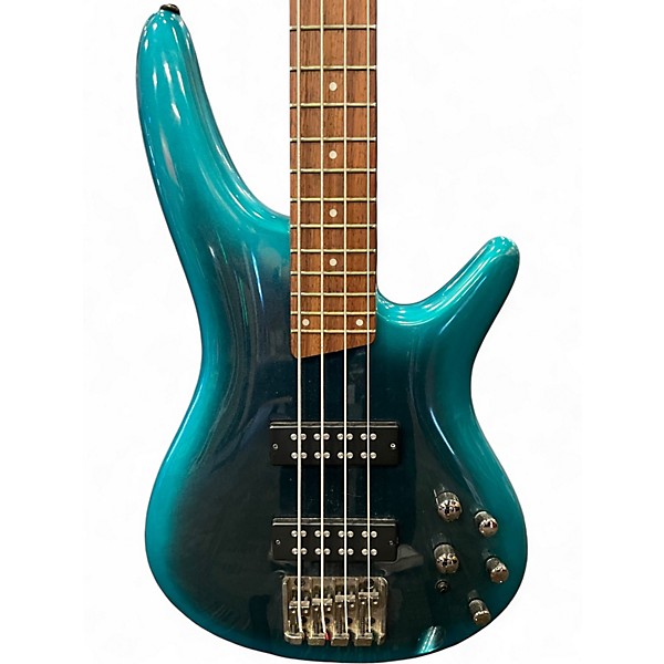 Used Ibanez SR300E GREEN Electric Bass Guitar