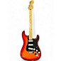 Used Fender Player Plus Stratocaster aged cherryburst Solid Body Electric Guitar thumbnail