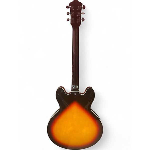 Used Indio SEMI HOLLOW 3 Color Sunburst Hollow Body Electric Guitar