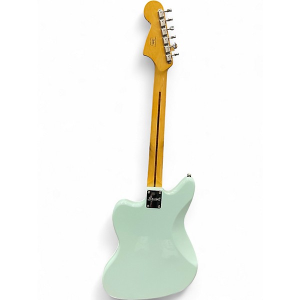 Used Squier Vintage Modified Jaguar Surf Green Solid Body Electric Guitar