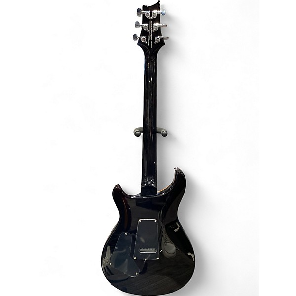 Used PRS SE Black and Gold Solid Body Electric Guitar