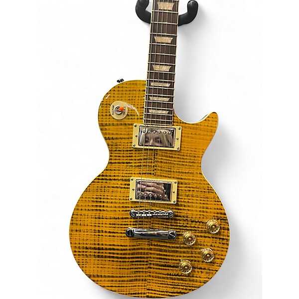 Used Epiphone Joe Perry Boneyard LP Standard yellow Solid Body Electric Guitar