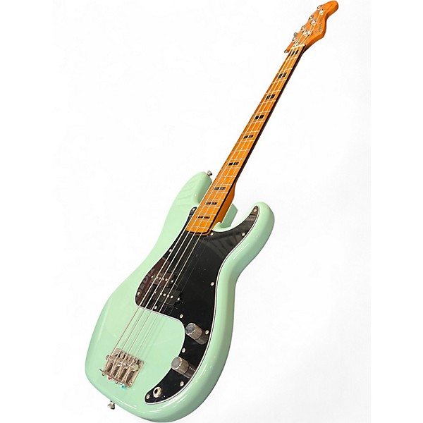 Used 2024 Squier Classic Vibe 1970S Precision Bass Surf Green Electric Bass Guitar