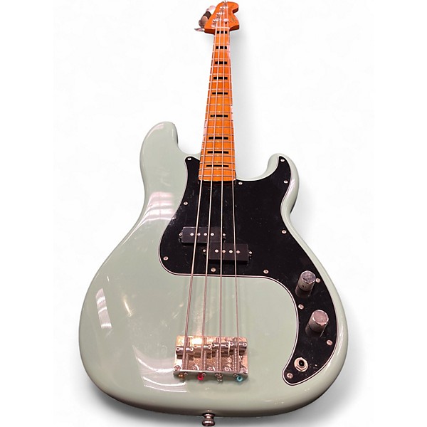 Used 2024 Squier Classic Vibe 1970S Precision Bass Surf Green Electric Bass Guitar