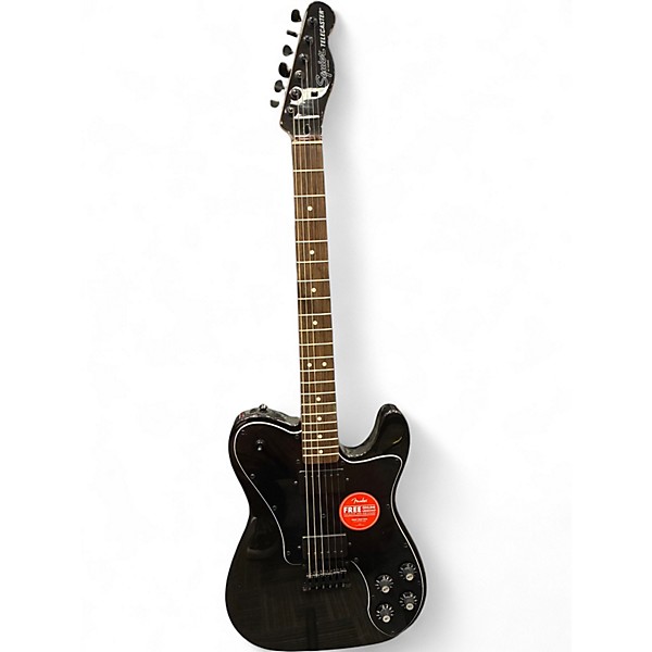 Used Squier AFFINITY TELECASTER DELUXE Black Solid Body Electric Guitar