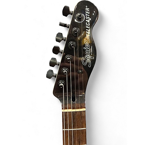 Used Squier AFFINITY TELECASTER DELUXE Black Solid Body Electric Guitar