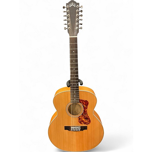 Used Guild f-2512E Natural 12 String Acoustic Electric Guitar