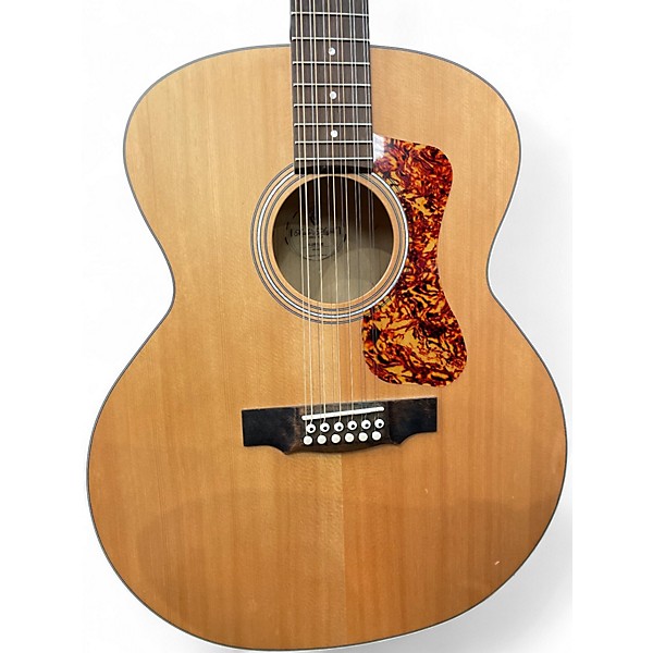 Used Guild f-2512E Natural 12 String Acoustic Electric Guitar