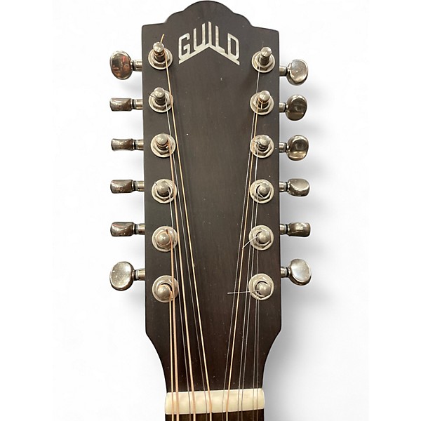 Used Guild f-2512E Natural 12 String Acoustic Electric Guitar