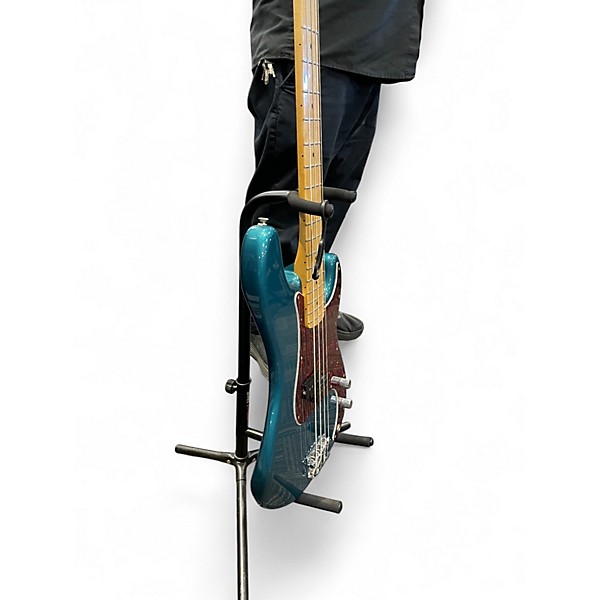 Used Fender Player Precision Bass Ocean Turquoise Electric Bass Guitar