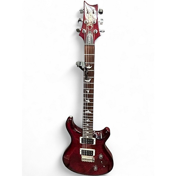 Used PRS S2 Custom 24 FIRE RED BURST Solid Body Electric Guitar
