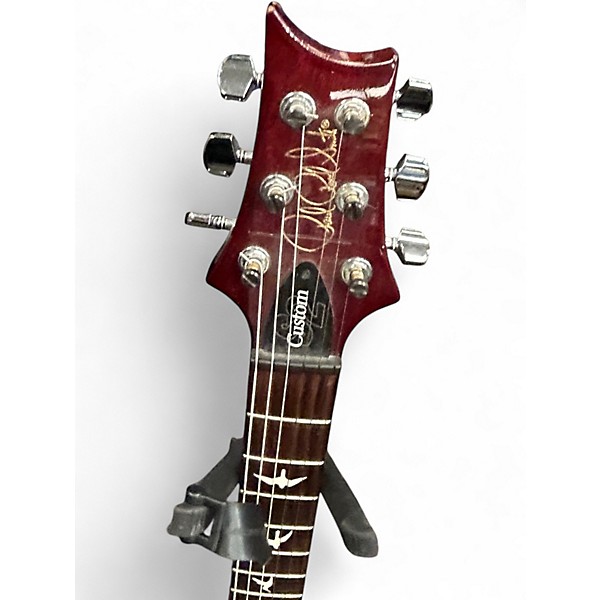 Used PRS S2 Custom 24 FIRE RED BURST Solid Body Electric Guitar