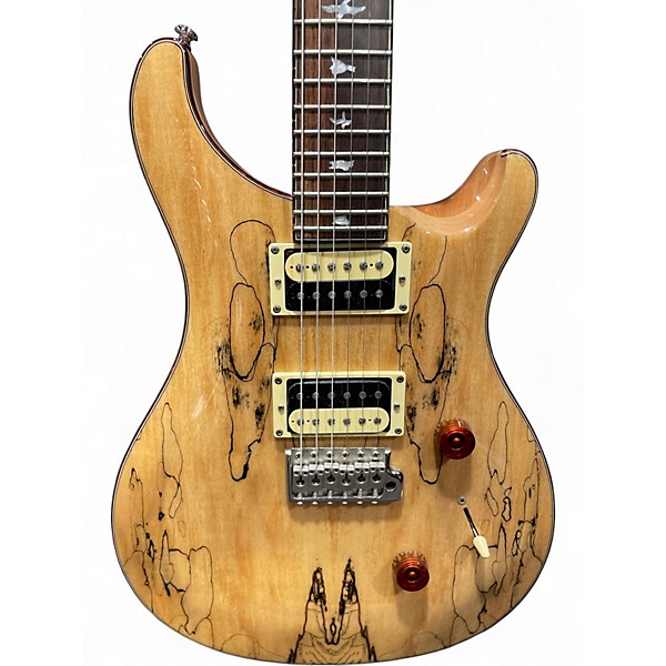 Used PRS SE Custom 24 Spalted Maple Solid Body Electric Guitar