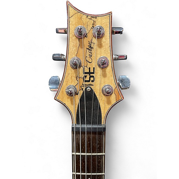Used PRS SE Custom 24 Spalted Maple Solid Body Electric Guitar