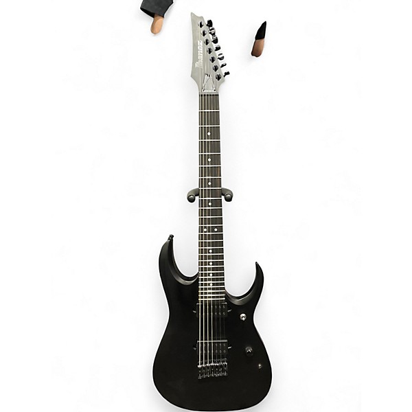 Used 2025 Ibanez RGD Iron Label 7-String Flat Black Solid Body Electric Guitar
