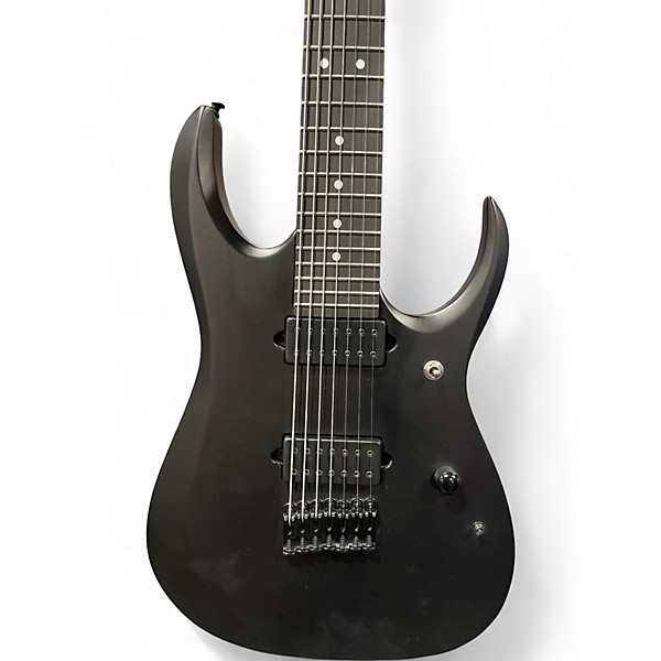Used 2025 Ibanez RGD Iron Label 7-String Flat Black Solid Body Electric Guitar