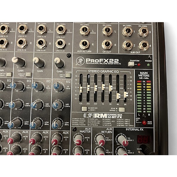 Used Mackie PROFX22 Unpowered Mixer