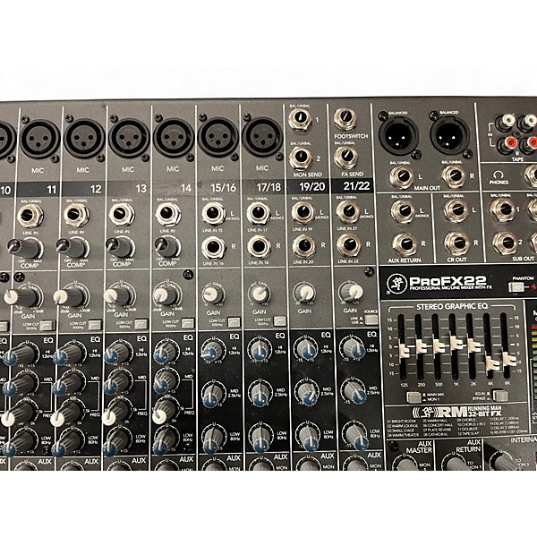 Used Mackie PROFX22 Unpowered Mixer