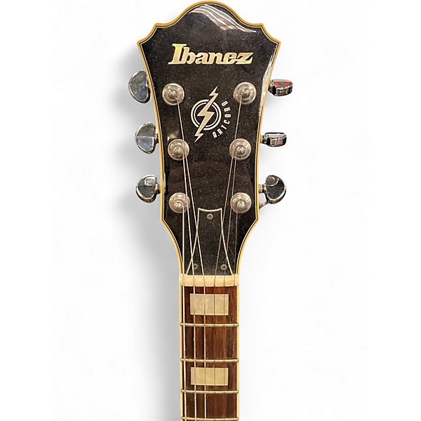 Used Ibanez AFS75T Artcore Black Hollow Body Electric Guitar