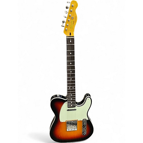 Used Squier Classic Vibe 1960S Telecaster 3 Tone Sunburst Solid Body Electric Guitar